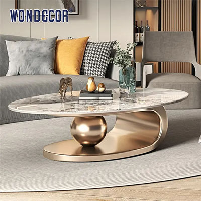 Lounge Mirror Abstract Luxury Furniture Art Geometric Modeling Base Marble Countertop