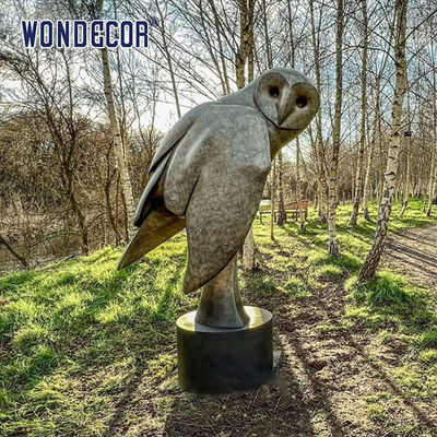 Large Size Outdoor Garden Bronze Isis Abstract Bird Statue