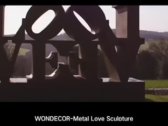 स्टेनलेस स्टील की मूर्ति